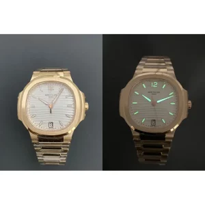 Super Clone Patek Philippe Nautilus 7118/1R-001 Replica - Rose Gold & White Dial