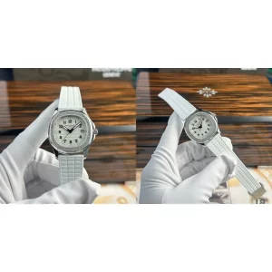 Best AAAAA Patek Philippe Aquanaut 5067A-024 Replica – White Dial & Rubber Strap