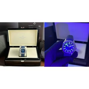 AAA Best Patek Philippe Aquanaut 5168G-001 Replica - Blue Dial & Rubber Strap