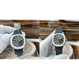 Super Clone Replica Patek Philippe Aquanaut 5167A-001 – Black Embossed Dial & Rubber Strap