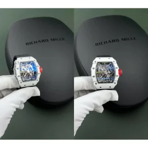 Richard Mille RM 35-01 Replica Super Clone - White Ceramic Case & Skeleton Dial