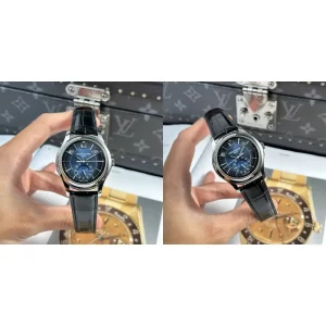 AAA Patek Philippe Complications 5205G-013 Replica Swiss - Blue/Black Gradient Dial & Black Leather Strap