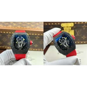 Richard Mille RM 27-03 Replica Super Clone - Carbon Fiber Case & Red Strap