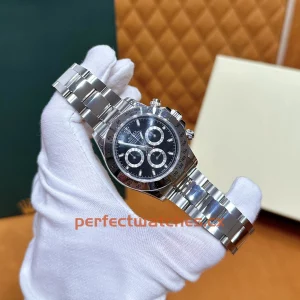 Rolex Daytona m116520-78590 Replica 40mm White Dial Luxury Steel Chronograph Watch