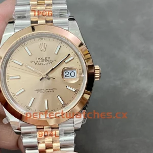 Rolex Datejust 126301-0009 Replica Champagne Dial Everose Gold Men’s Watch