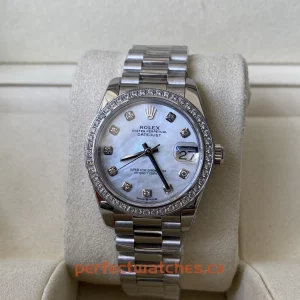 Rolex Datejust 179136 Replica White Mother-of-Pearl Dial Luxury Women’s Watch