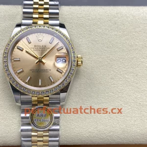 Rolex Datejust 278383RBR-0014 Replica Two-Tone Jubilee Bracelet Champagne Dial Watch