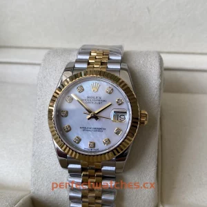 Rolex Datejust 279173-0013 Replica Two-Tone Jubilee Bracelet Fluted Bezel Women’s Watch