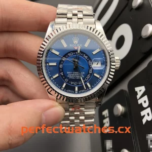 Rolex Sky-Dweller 336934-0005 Replica Blue Dial Annual Calendar Luxury Watch