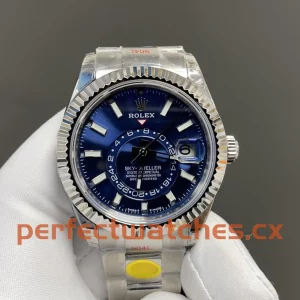 Rolex Sky-Dweller 336934 Replica Automatic Watch with Blue Dial and Annual Calendar