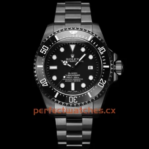 Rolex Submariner 116660 Replica Full Black DLC Ceramic Bezel Automatic Watch