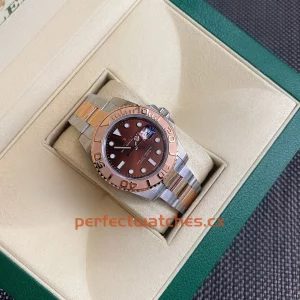Rolex Yacht-Master 126621-0001 Replica Chocolate Dial Everose Gold Rolesor Watch