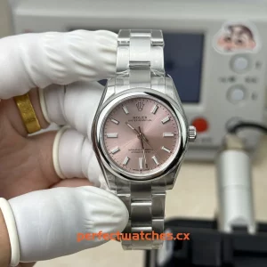 Rolex Oyster Perpetual 277200-0009 Replica Women’s Pink Sunburst Dial Oyster Bracelet