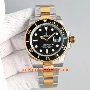 Rolex Submariner 126613LN-0002 Replica Black Dial Ceramic Two-Tone Steel Gold